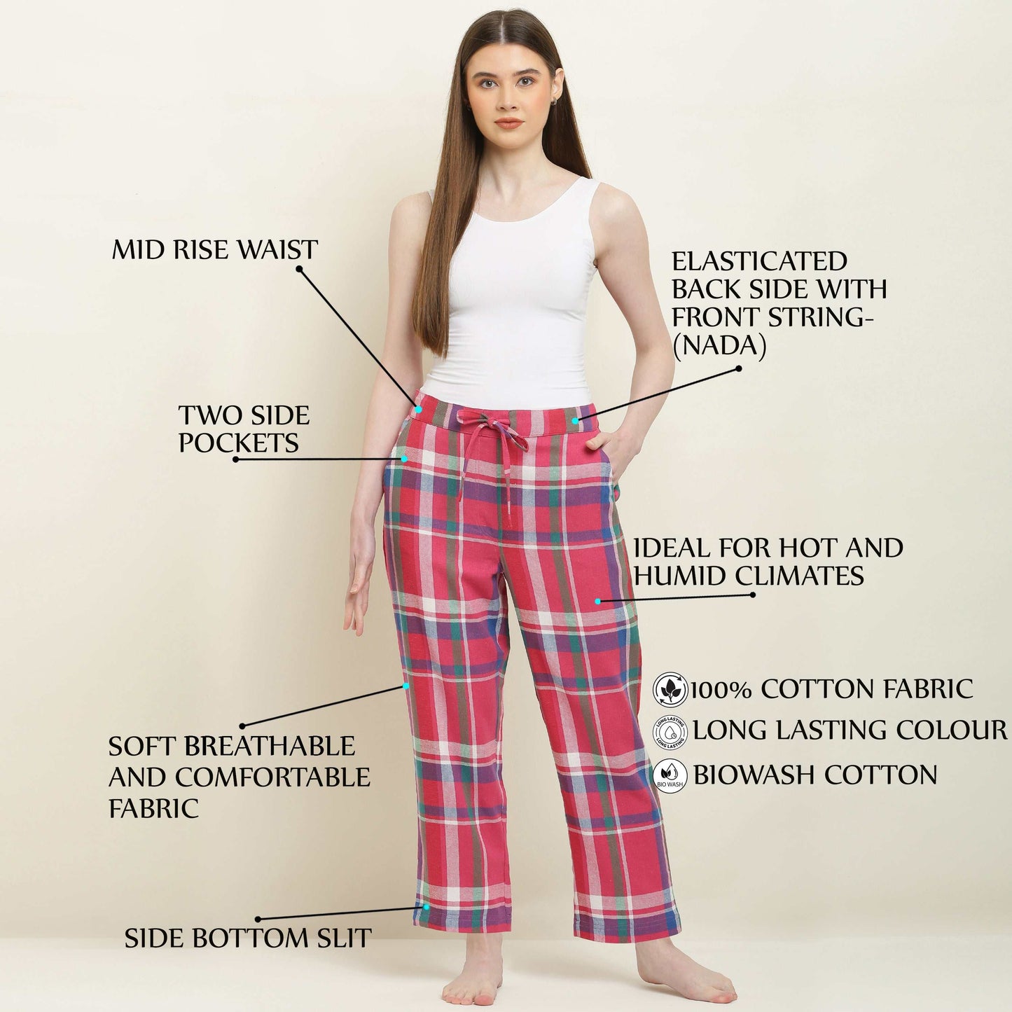 Womens Cotton Pyjama