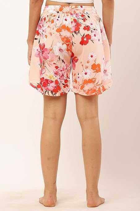 Womens Rayon Print Culotte Shorts
