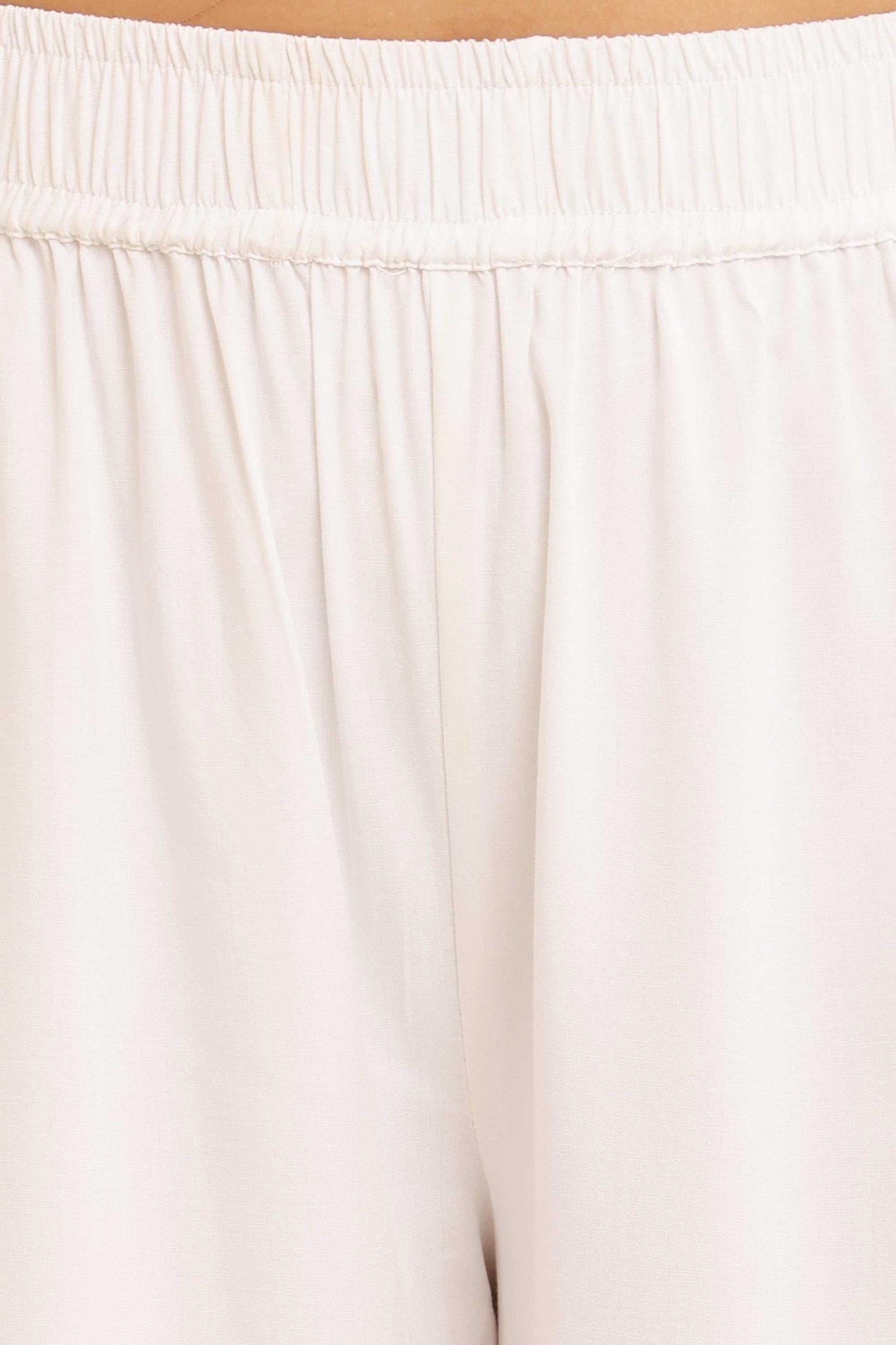 Trouser Pant Ankle-Length White