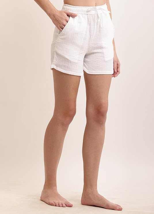 Women's Cotton Double Gauze Shorts