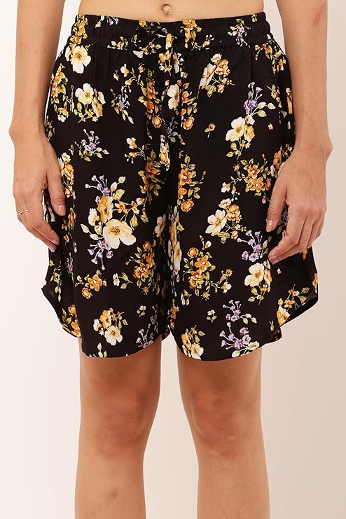 Women's Rayon Culotte Shorts