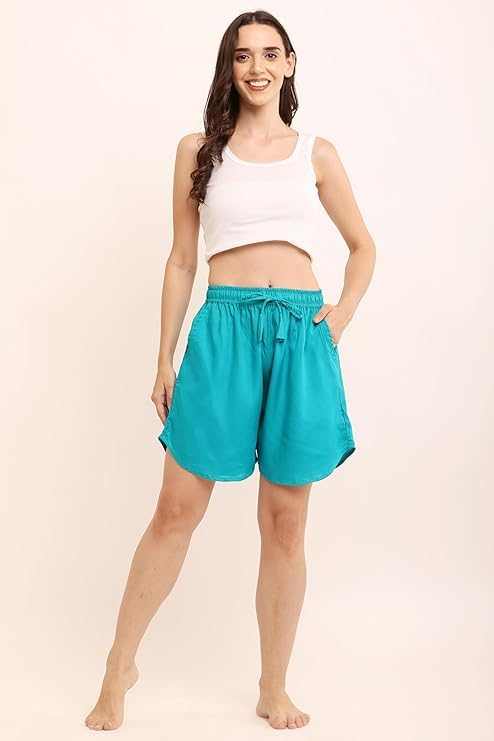 Womens Rayon Culotte Shorts