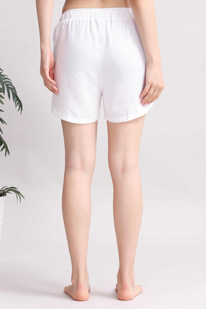 YoungBlok Women Linen shorts 