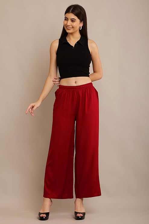 Womens Rayon Plazzo