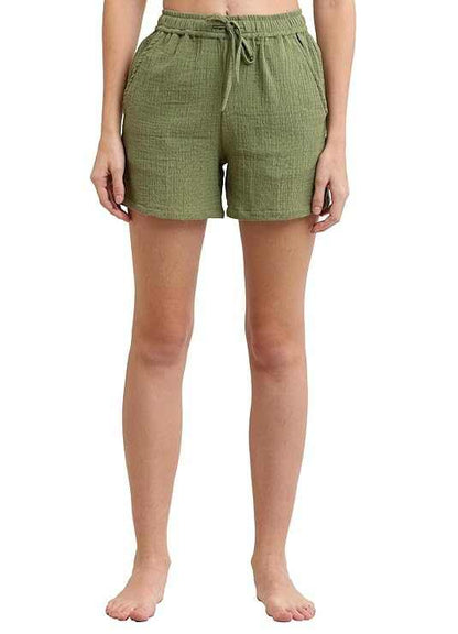 Women's Cotton Double Gauze Shorts