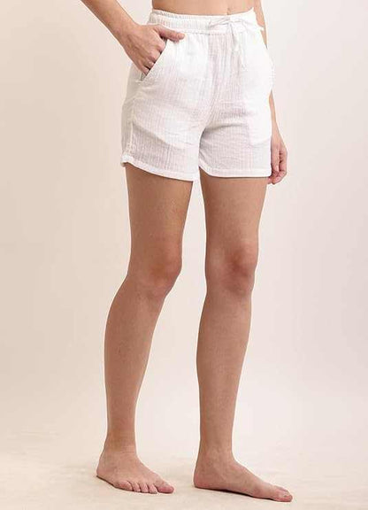 Women's Cotton Double Gauze Shorts